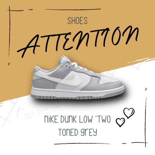 nike dunk low “two toned grey