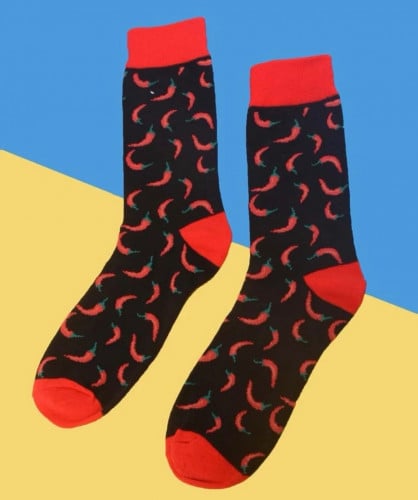 Red pepper socks