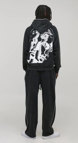 Gray faces tracksuits (hoodie+pants