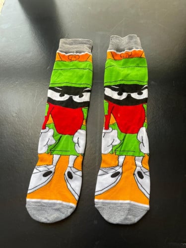 Green characters socks