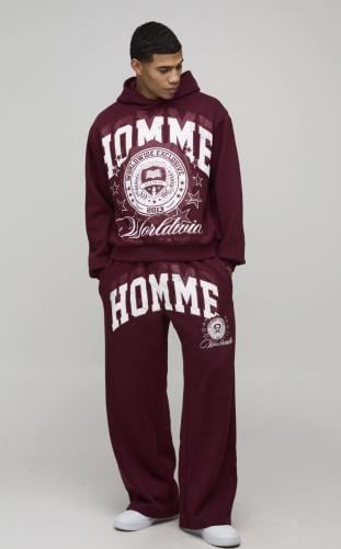 HOMME Burgundy exclusive tracksuit