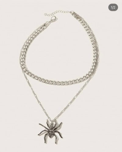 spider chain necklace