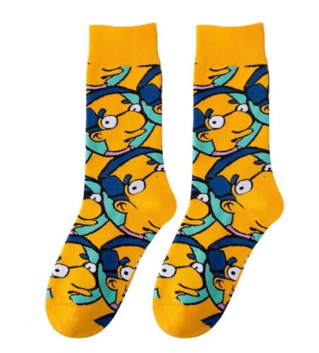 Yellow sunglasses socks