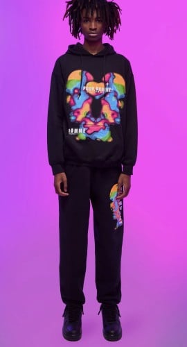 POUR HOMME BLACK TRACKSUIT