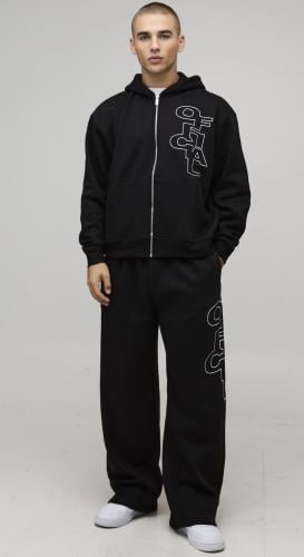 Official BHS black tracksuit (jacket +pants)
