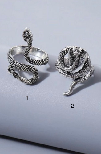 2 snake ring
