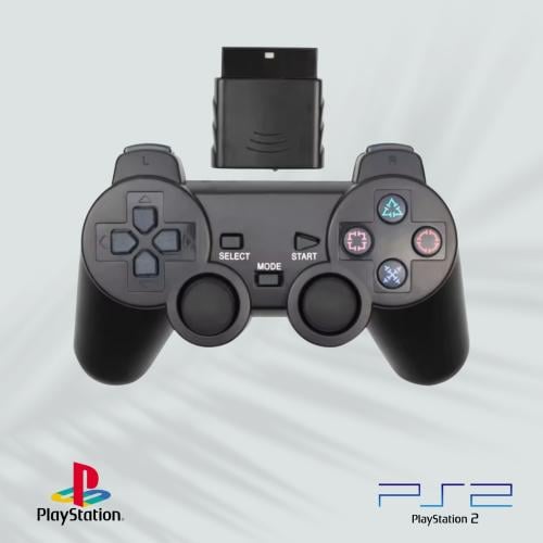 يد تحكم PS1 + PS2 ( تجارية لاسلكية )