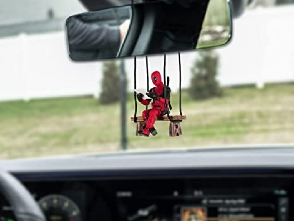 Deadpool Car Accessories Car Hanging Ornament, Funny Car Pendant