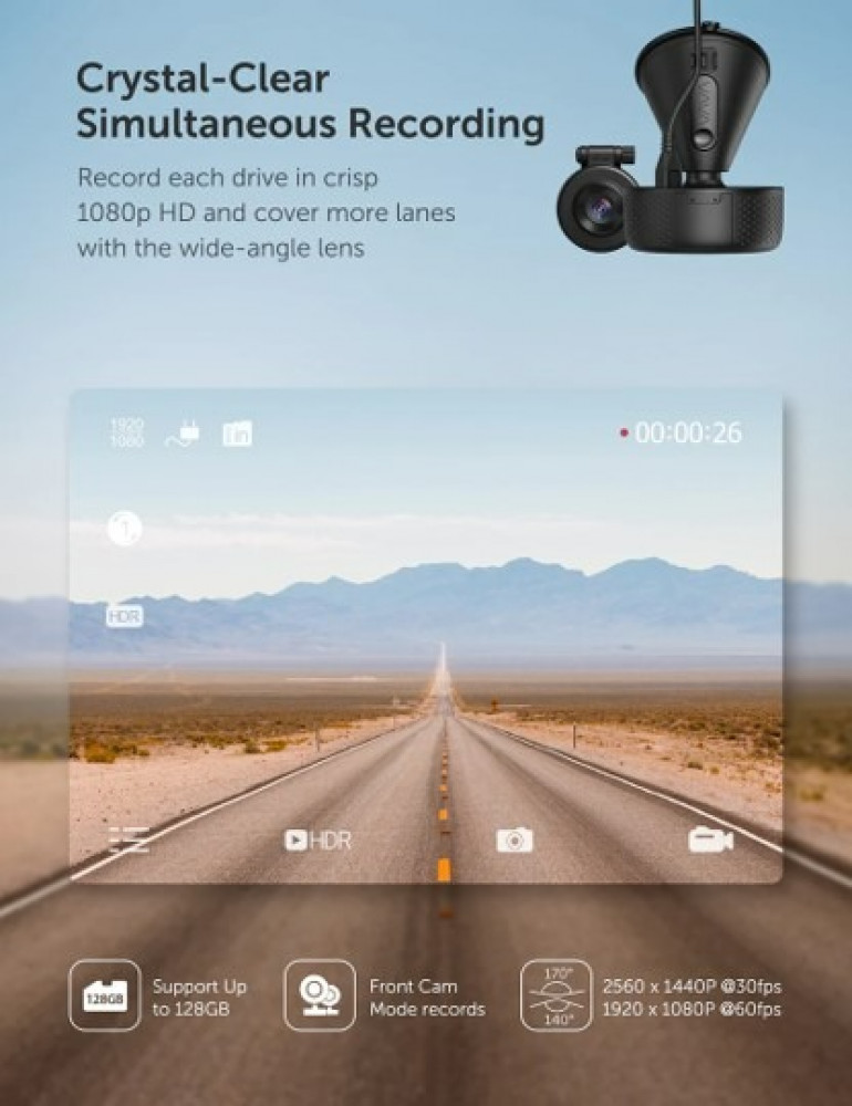 The VAVA Dash Cam: Capture the Road Ahead