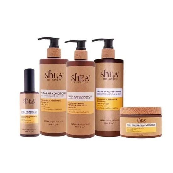 مجموعة شيا ميركلز للعناية بالشعر- 5 منتجات