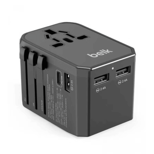 بيلك محول سفر عالمي – شاحن سريع بقدرة 45 واط Belk World Travel Adapter – Quick Charger 45W