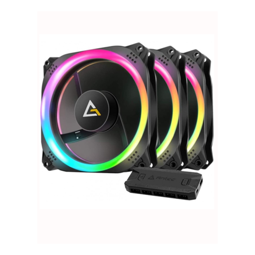 مراوح ANTEC PRIZM 120 RGB BL – إضاءة مبهرة وأداء ت...