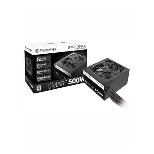 Thermaltake Smart 500W 80+ White Certified PSU, Co...