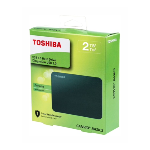 هارديسك Toshiba Canvio Basics 2TB – التخزين الأمثل...