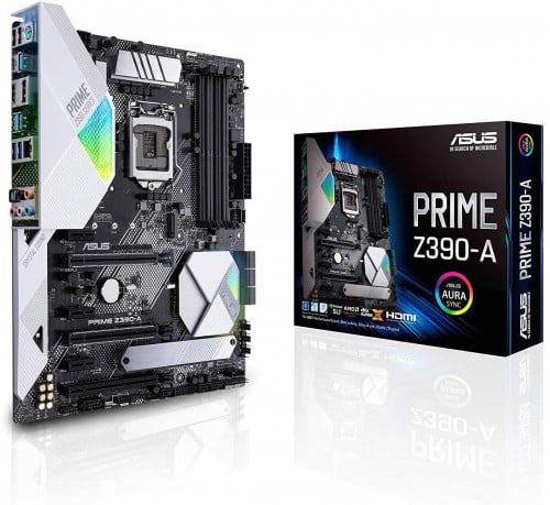 ASUS Prime Z490-A LGA 1200 (Intel® 10th Gen) ATX Motherboard (14 DrMOS  Power Stages,Dual M.2, Intel® 2.5 Gb Ethernet, USB 3.2 Front Panel Type-C