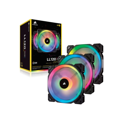 Corsair LL Series LL120 RGB 120mm Dual Light Loop...