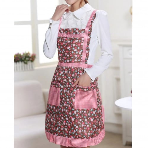 مريلة للمطبخ زهور