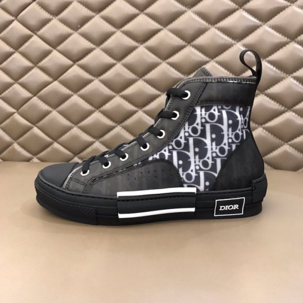 Christian Dior Black B23 High-Top Sneakers