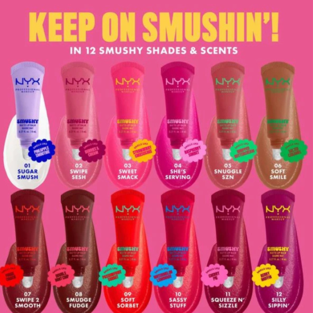 مرطب شفاه سموشي مات من نيكس بروفيشنال ميك اب