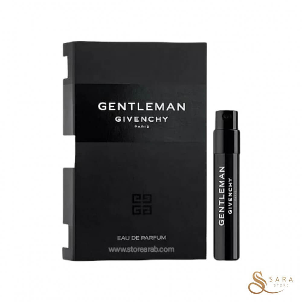 Givenchy Gentleman Black Eau de Parfum sample 1ml - ساره ستور الماركات  العالمية بمكان واحد