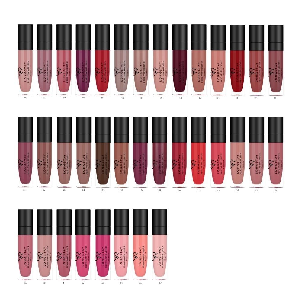 جولدن روز احمر شفاه سائل مطفي