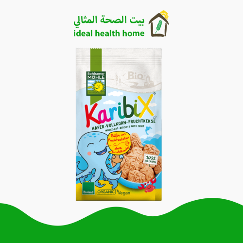 بسكويت شوفان كامل بالفواكه عضوي 125 جم