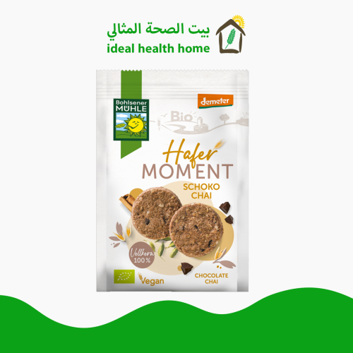 بسكويت شوفان كامل بالشوكولاتة عضوي 125 جم