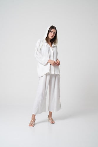 ترنج لينن - أبيض