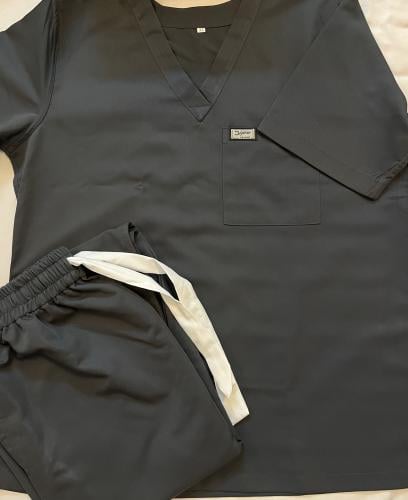Dark Grey 2 Scrub