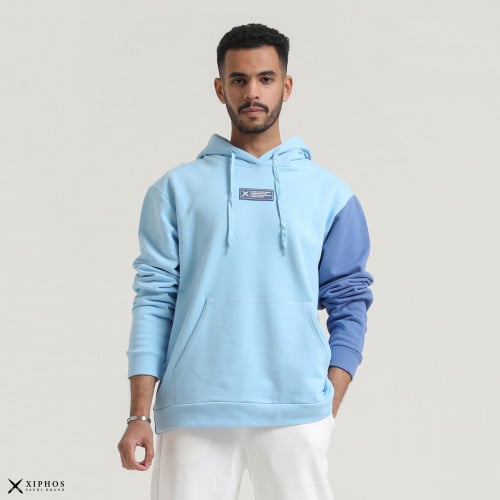 Blue hoodie