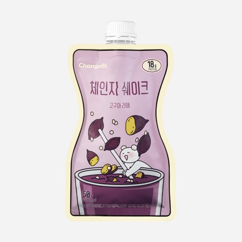 بروتين شيك البطاطا الحلوة ١٨ غرام بروتين بعدالتمرين