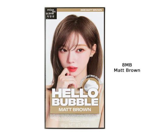 صبغة شعري كورية بني فاتح