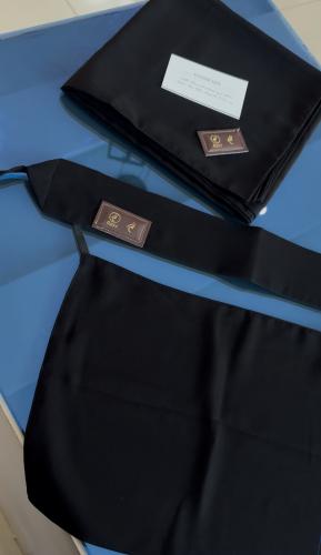 طقم طرحه ونقاب Ross عنابي