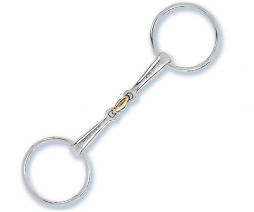 2in1 Loose Ring Snaffle double broken, 5"