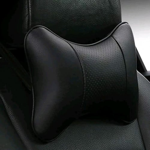 وسادة عنق فاخرة جلد-أسود متجر اكسسوارات سيارات نسائية