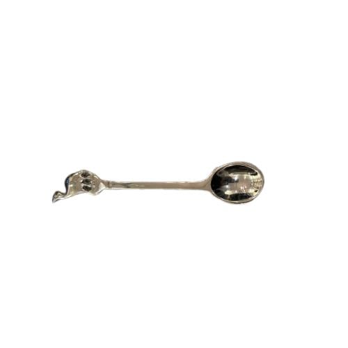 Espresso spoon, silver copper, Indian, new precision, limited quantity