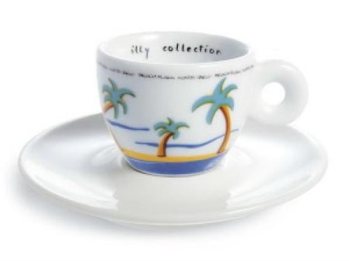 كوب من آيلي كوليكشن Beach Plaza كوب اسبريسو عام 1996 مصنع IPA