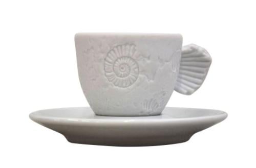 كوب الإحفورة من آيلي كوليكشن PAOLO ROSSETTI اسبريسو مجموعة عام 1997 م