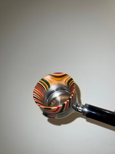 حلقة توزيع القهوة (مغناطيس) مقاس 58 من خشب الواح التزلج صنع يدوي MAGNETIC DOSING FUNNEL