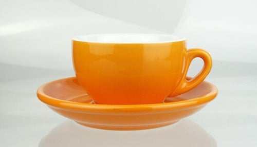 كوب كابتشينو نوفا بوينت اصدار باريستا ايطاليا 200 مل برتقالي