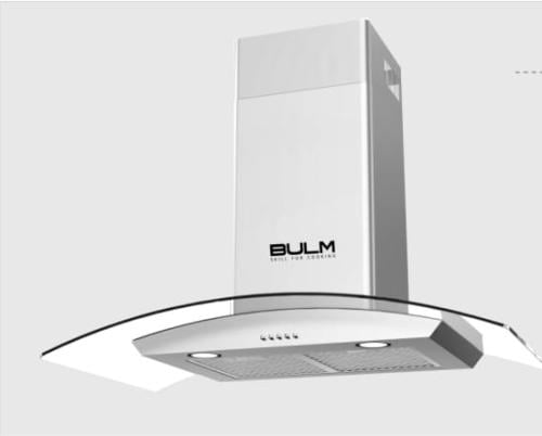 شفاط BULM بولم - 90 سم - تدفق الهواء: 1200 م³ / سا...