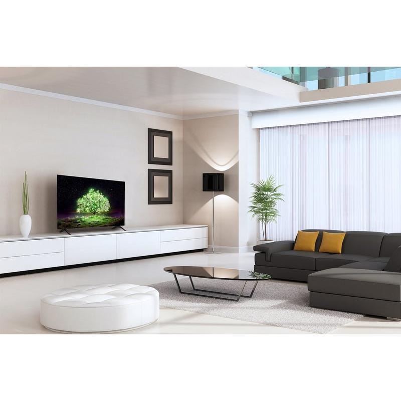 جديد OLED65A1PVA تلفزيون OLED مقاس 65 بوصة بدقة 4K من السلسلة A1 من إل جي، تلفزيون OLED ذاتي الإضاءة، معالج a7 من الجيل الرابع يعمل بالذكاء الاصطناعي بدقة 4K، لون أسود مثالي وألوان مثالية