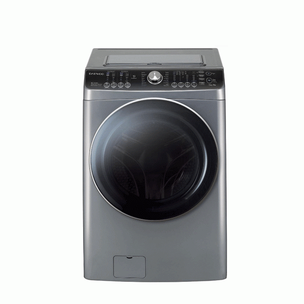 غسالة دايو تعبئة أمامية 15 كيلو – مجفف 8 كيلو – فضي