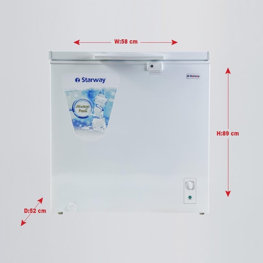 فريزر ستار واي افقي 3.5 قدم -أبيض SW111CDF