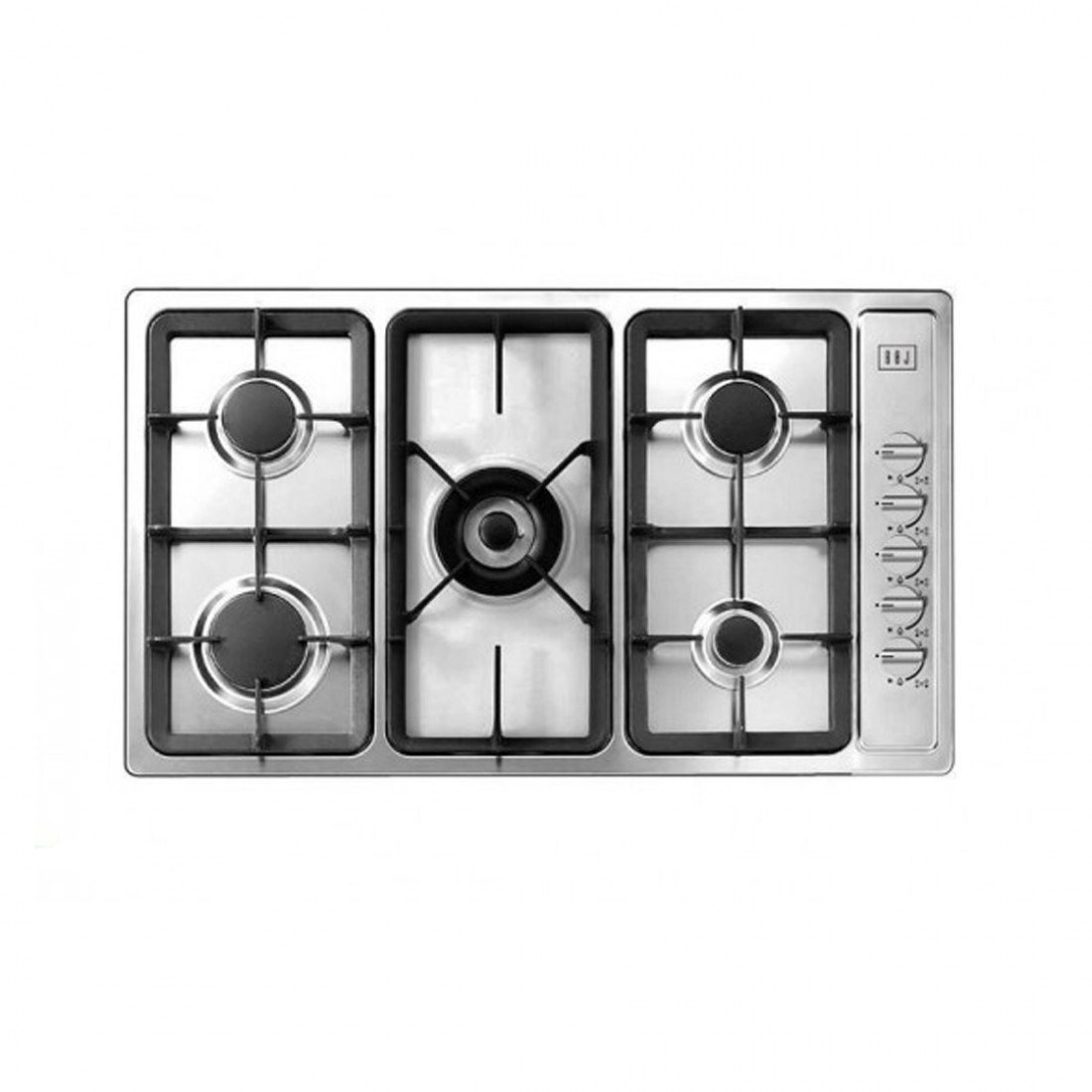 سطح بي او جي  BOJ  ستيل - 90 سم - 5 عين غاز - أمان كامل " إشعال ذاتى " BOJ-GH-4190XR ايطالي