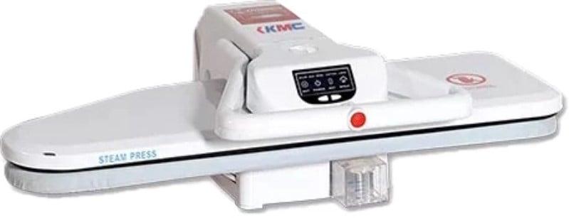 مكوى كبس,ماركة كي ام سي ,43 مقاس ,مع قاعدة حديدية,اللون ابيض,- KMSP11008