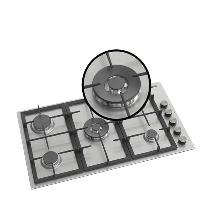 جنرال سوبريم – سطح 5 شعلات غاز – 90 سم –  GSBL221