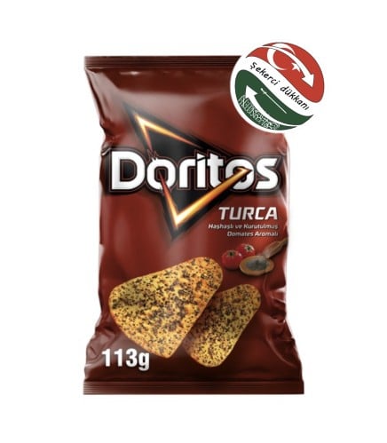 شيبس من Doritos بنكهه الطماطم وبذور الخشخاش ( الحج...