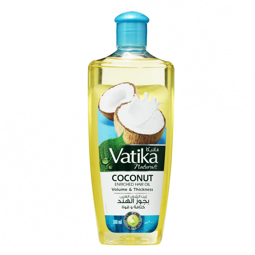 تتكرر تعانق العائلة الملكية  Vatika Coconut Hair Oil Density & Strength 300ml - متجر قدي gaudy shop