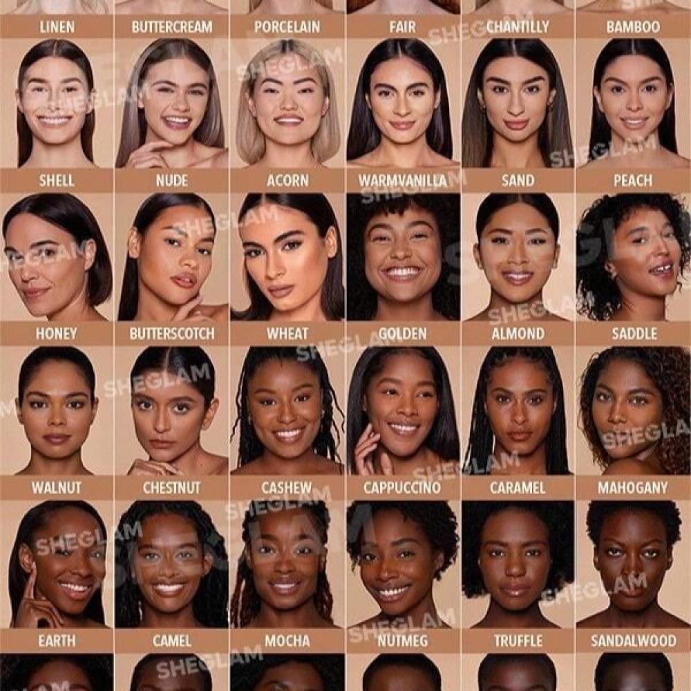 شيجلام بودرة اساس بتغطية عالية من سكين فوكاس - بورسلين 11 غم